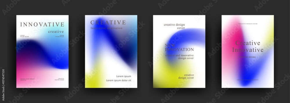 abstract gradient background template. Minimalist style posters cover. Modern wallpaper design for social media, brochure, flyer, banner abstract gradient background template. Minimalist style posters cover. Modern wallpaper design for social media, brochure, flyer, banner