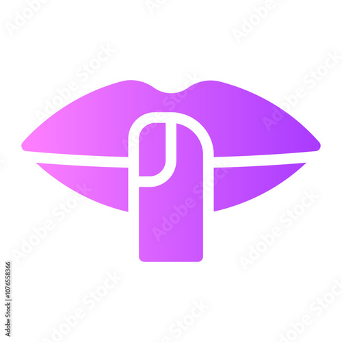 silent gradient icon