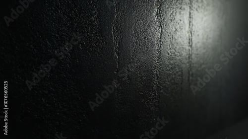 Blank dark black grainy wall background

 photo