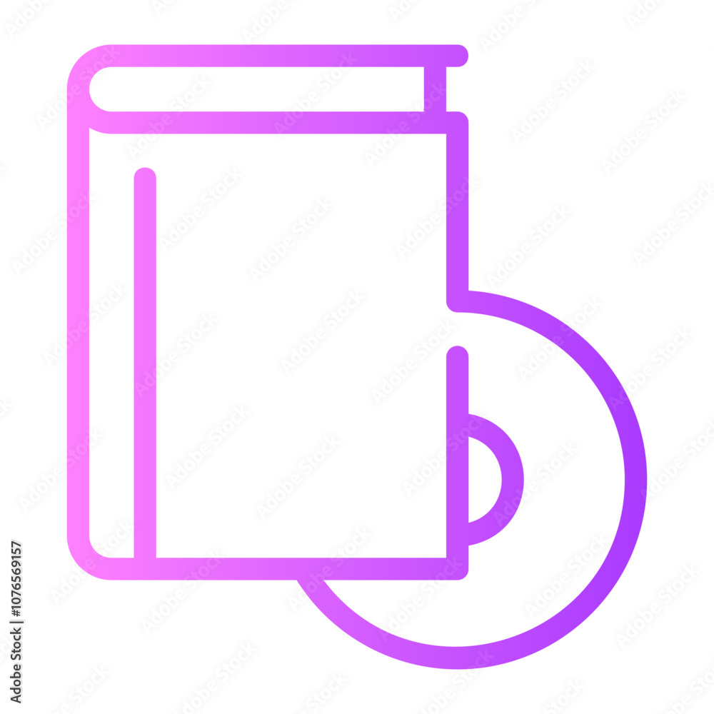 audio book gradient icon audio book gradient icon