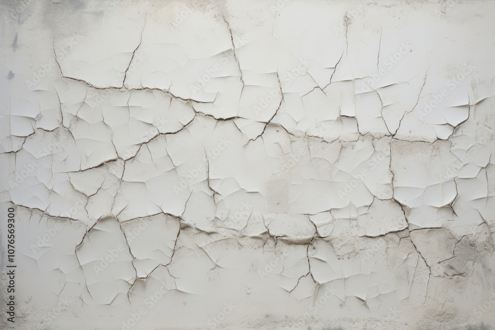 Fototapeta premium Processed collage of cracked stucco surface texture. Background for banner, backdrop or texture