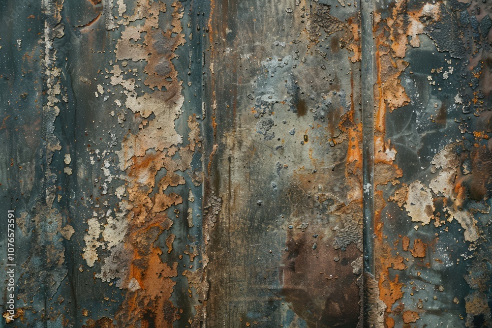 Photo of Old and rust grey and orange metal sheet. Background texture for backdrops or mapping Photo of Old and rust grey and orange metal sheet. Background texture for backdrops or mapping