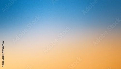 Abstract Blue and Orange Gradient Background