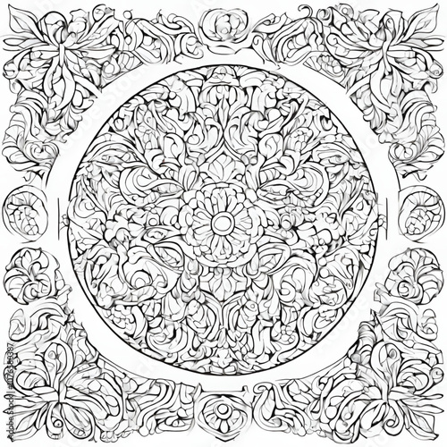 A Coloring Journey Through Ornaments and Designs