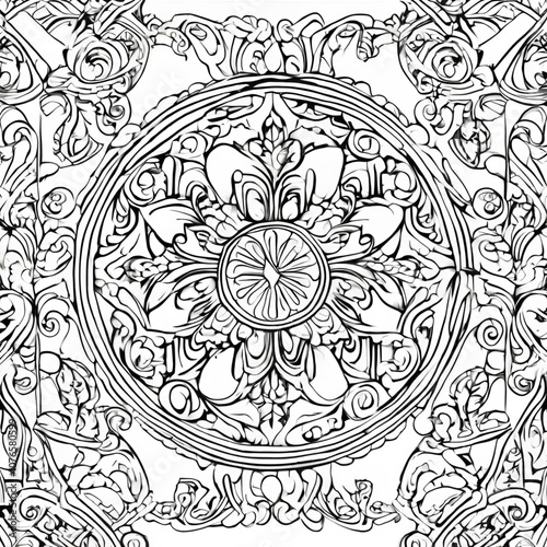 A Coloring Journey Through Ornaments and Designs