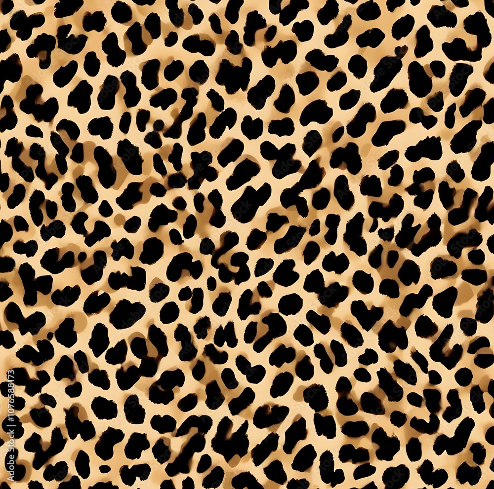 Fototapeta premium leopard texture, real hair, stylish design, wild cat spots