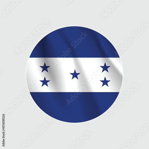 Honduras national flag circle sign vector Free Download Honduras national flag circle sign vector - GFXLoad