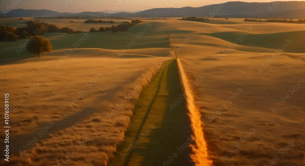 A Golden Blanket Over Untouched Land A Golden Blanket Over Untouched Land