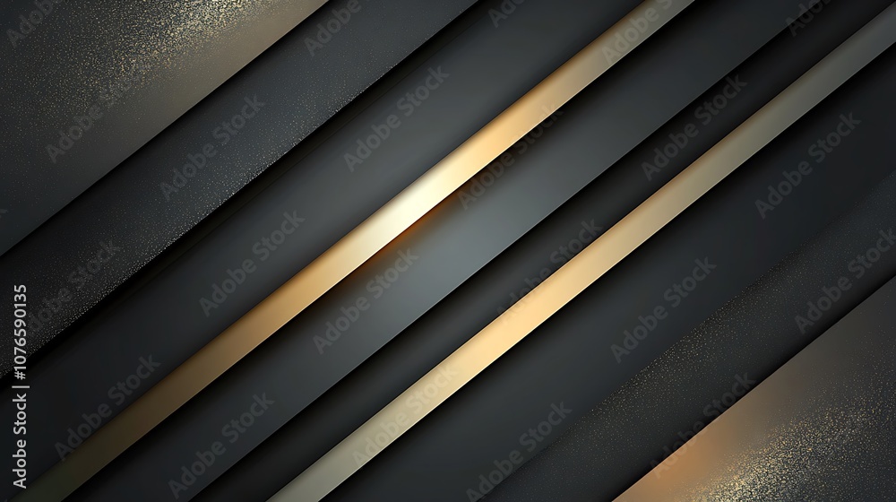 Obraz premium Abstract Diagonal Pattern with Golden Accents