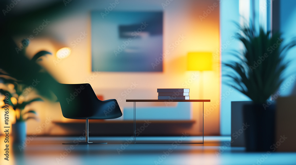 Modern office background, using full or partial Gaussian blur Modern office background, using full or partial Gaussian blur