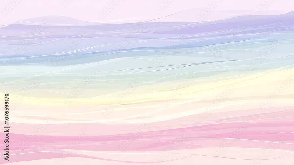 Abstract Pastel Gradient with Intertwined Lines Abstract Pastel Gradient with Intertwined Lines
