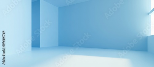 solid light blue background with a gradient effect fading towards the edges