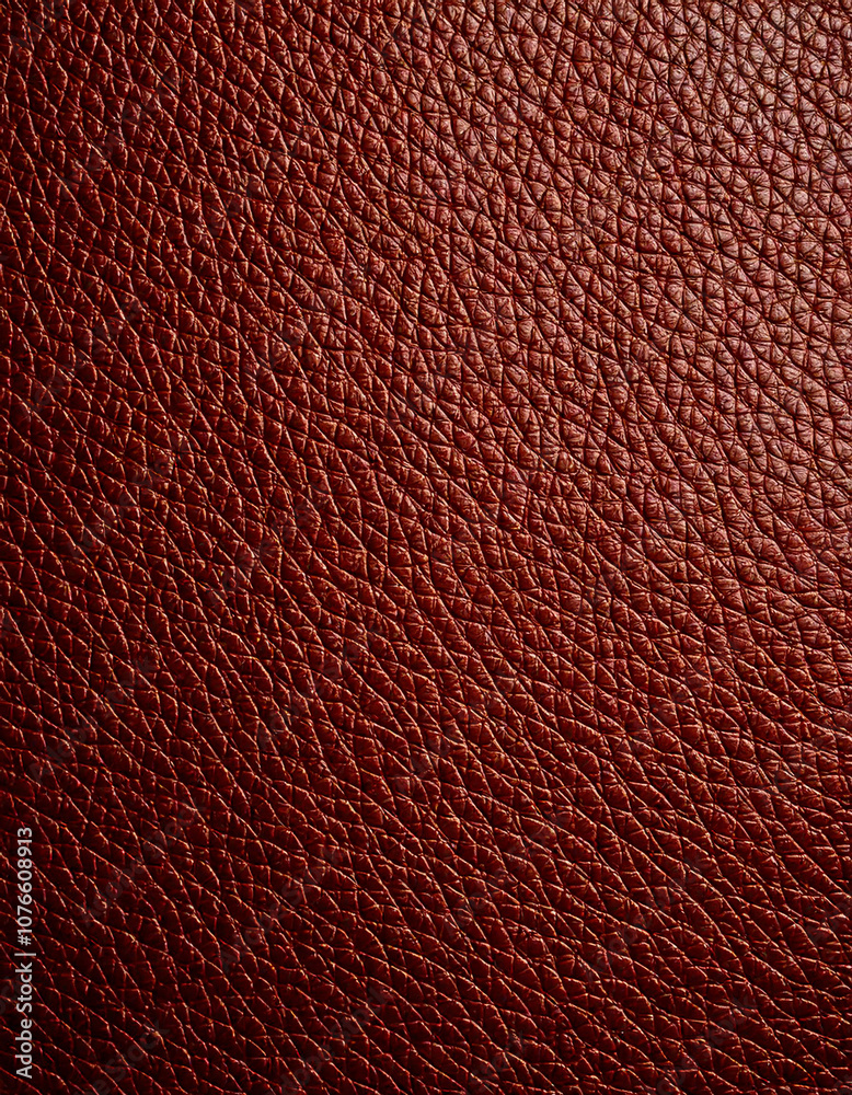 Fototapeta premium Dark brown full grain leather background