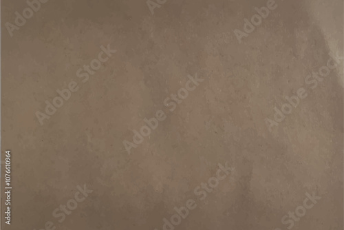 Cardboard paper. Crumpled kraft paper background, brown piece of old crumpled wrinkled cardboard, vector illustration.