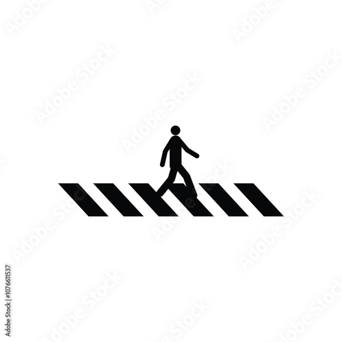 zebra crossing icon