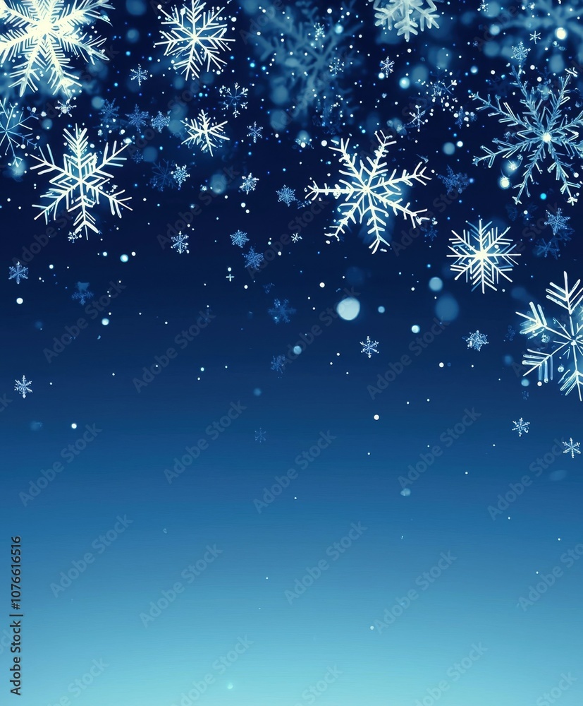 Enchanting Winter Wonderland with Sparkling Snowflakes and Icy Crystals Enchanting Winter Wonderland with Sparkling Snowflakes and Icy Crystals