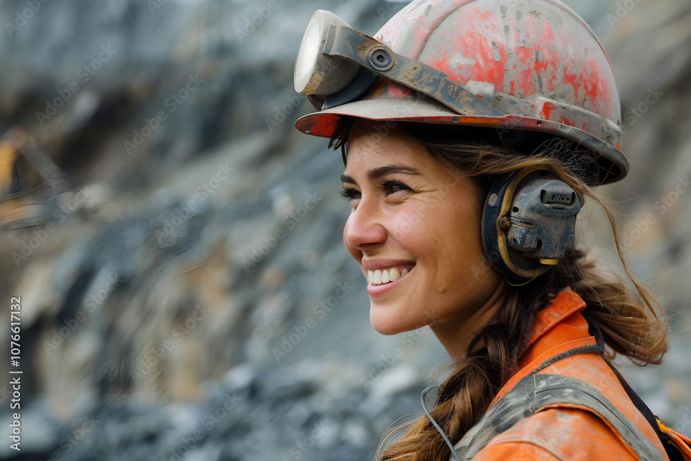 Photo of a bricklayer working at a construction generative ai Photo of a bricklayer working at a construction generative ai