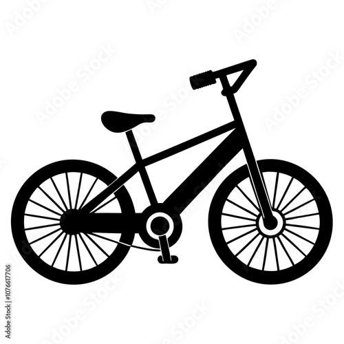 silhouette of a bicycle