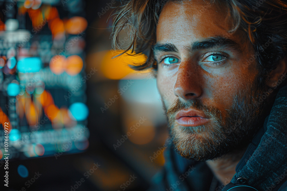Experienced engineer in industrial uniform at big company enterprise generative AI illustration Experienced engineer in industrial uniform at big company enterprise generative AI illustration