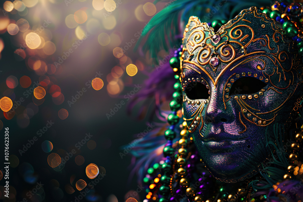 Beautiful greeting card with bright holiday composition for happy joy celebrate mardi gras Beautiful greeting card with bright holiday composition for happy joy celebrate mardi gras