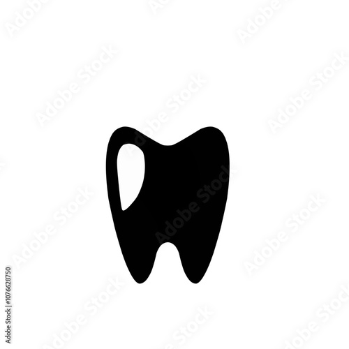 Tooth silhouette 