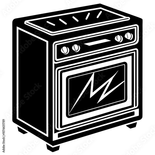 oven isolated on white