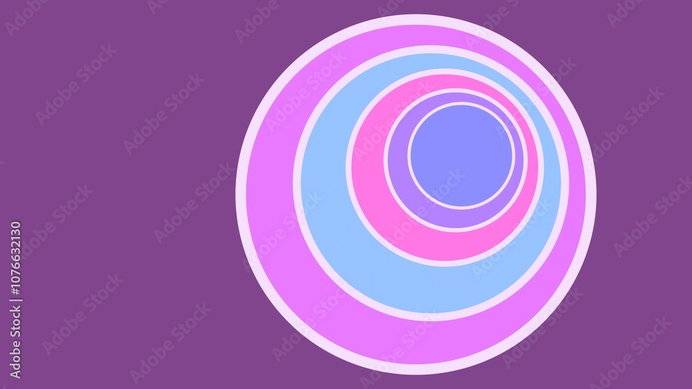 abstract background with concentric circles in pink purple blue colors abstract background with concentric circles in pink purple blue colors