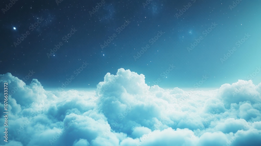 Night Sky Above the Clouds Night Sky Above the Clouds
