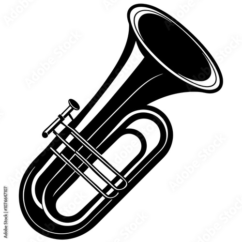euphonium  vector illustration