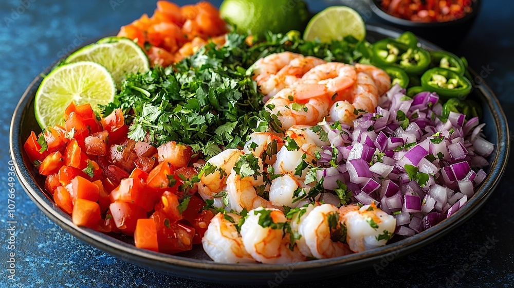 Ceviche platter mexican food Ceviche platter mexican food