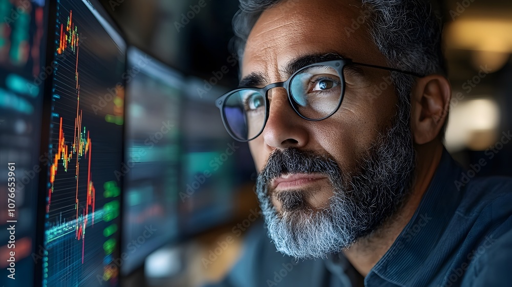 Stock market overview for 2025, digital trends, data visualization, financial instruments, Stock market overview for 2025, digital trends, data visualization, financial instruments,