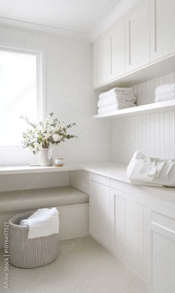 Fototapeta premium Transform Your Space: Discover the Beauty of Minimalist Interior Design for a Cozy and Stylish Home Environment