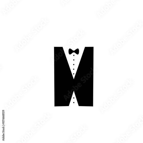 tuxedo silhouette 