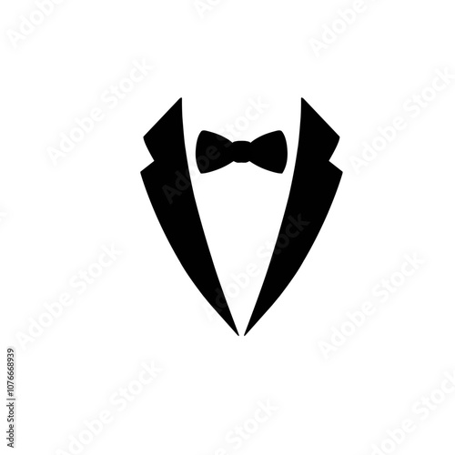 tuxedo silhouette 