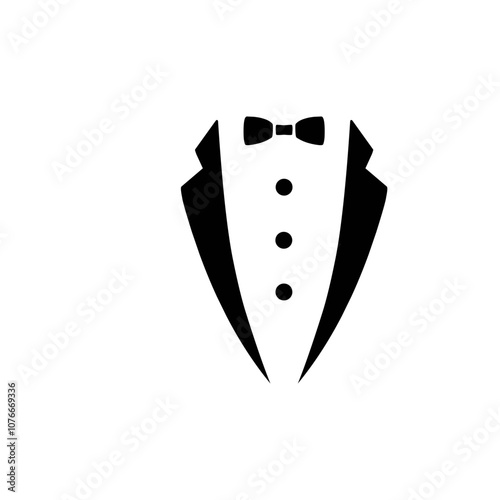 tuxedo silhouette 