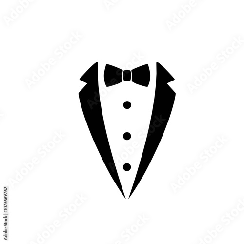 tuxedo silhouette 