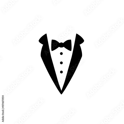 tuxedo silhouette 