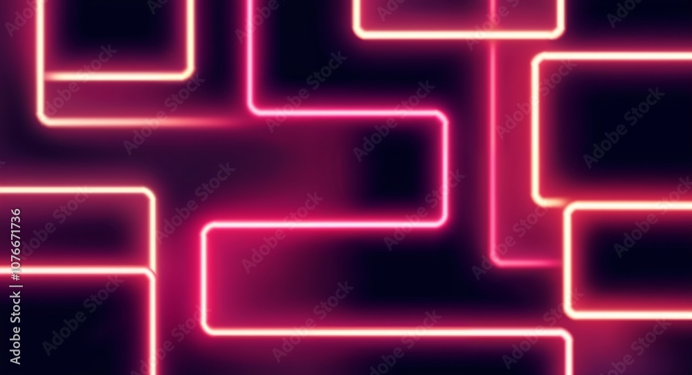 Glowing neon rectangles with fading edges Glowing neon rectangles with fading edges