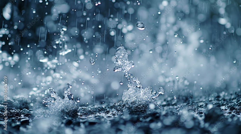 custom made wallpaper toronto digitalHailstorm with Ice Pellets Hitting the Ground