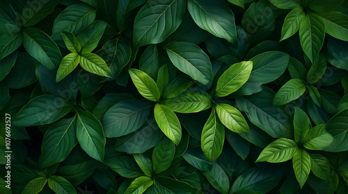 Green leaf background
