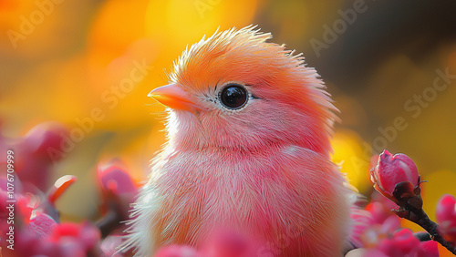 Kleiner Vogel in natürlicher Umgebung photo