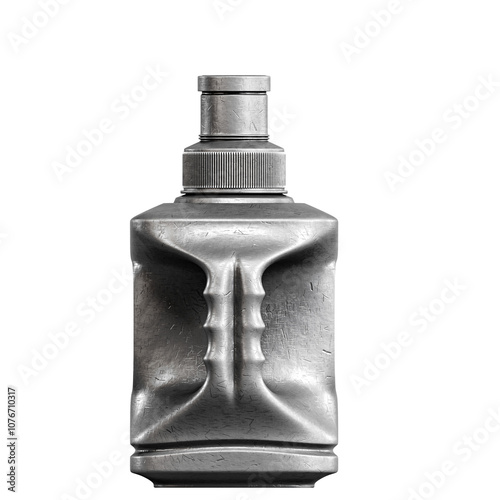 3D Realistic Car Engine Oil Bottle For Mockup – Transparent PNG Background, Editable Design