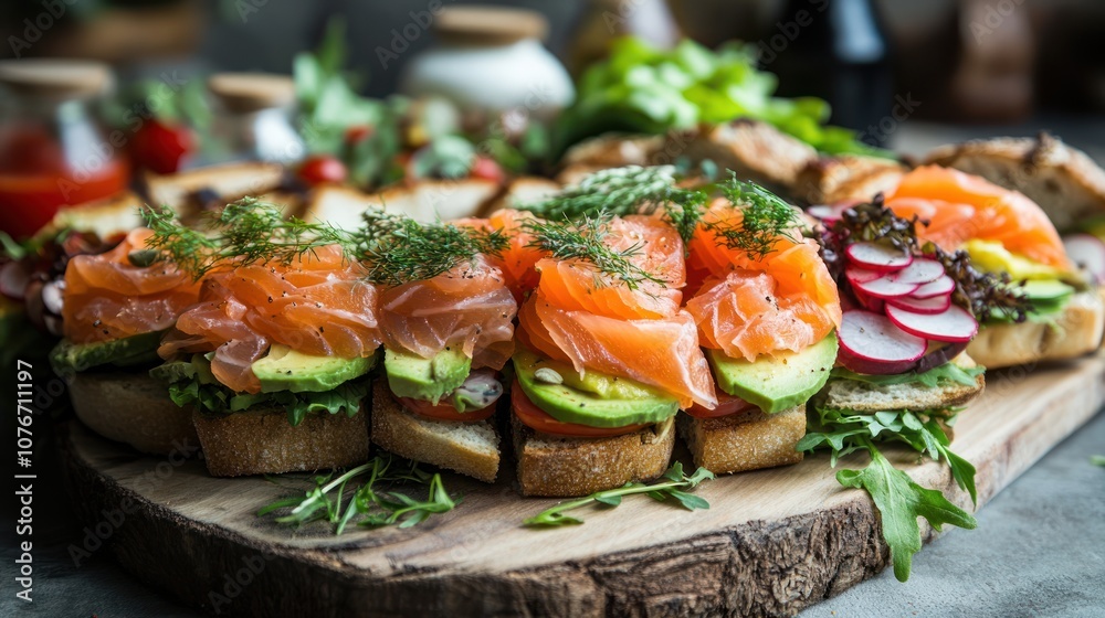 Delicious Smoked Salmon and Avocado Toasts Delicious Smoked Salmon and Avocado Toasts