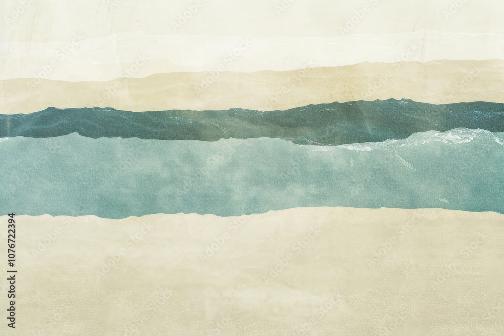Fototapeta premium Ocean wave border backgrounds abstract texture.