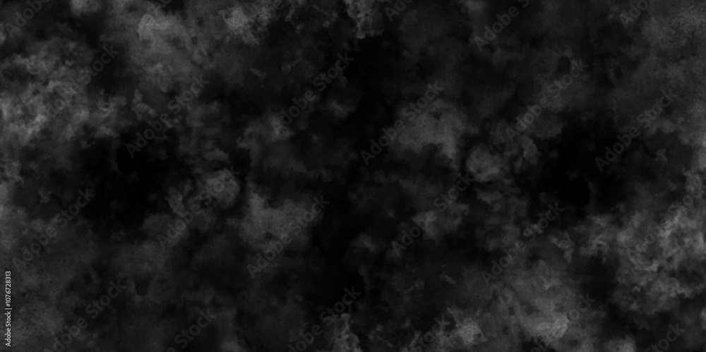 Naklejka premium White smoke on black color abstract background, smoke overlay effect on Isolated black background, atmosphere overlay effect and vapor overlays, white fume overlay on black background. 
