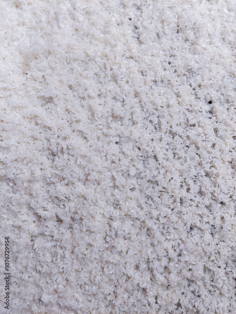 Fototapeta premium white plastic gram granules resulting from the CNC lathe machine process 