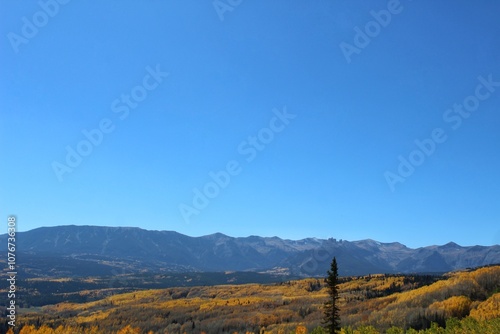 autumn landscape in the mountains