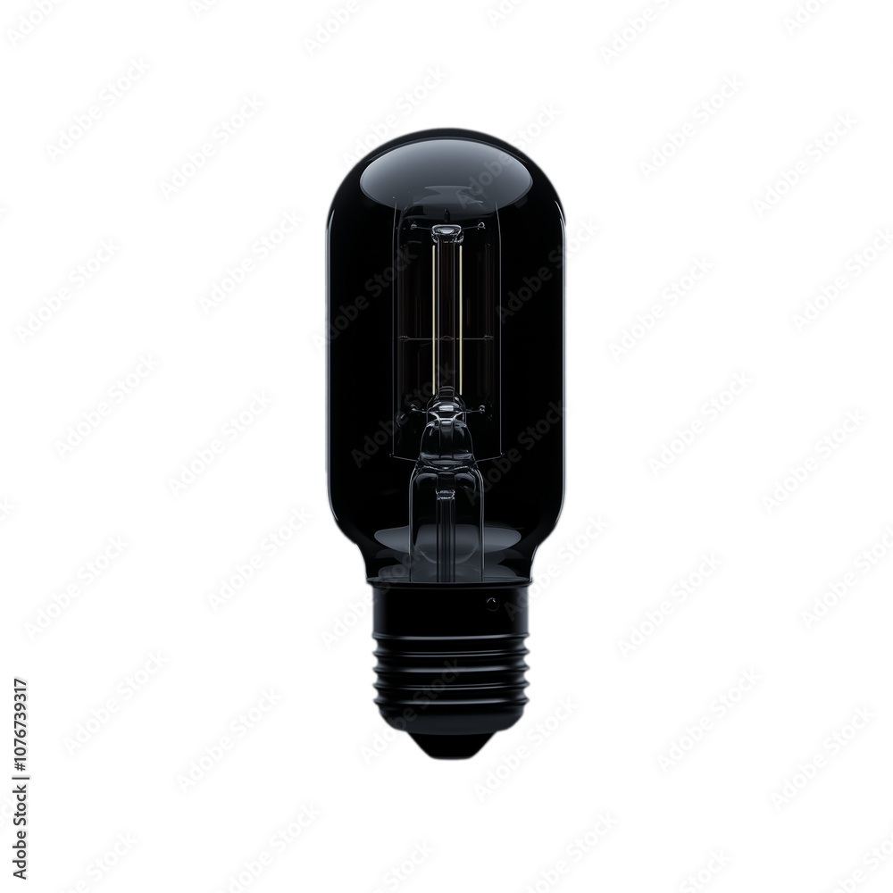 A high-resolution 3D rendered light bulb standing isolated on a black background, showing intricate inner filament details and transparent glass surface. A high-resolution 3D rendered light bulb standing isolated on a black background, showing intricate inner filament details and transparent glass surface.