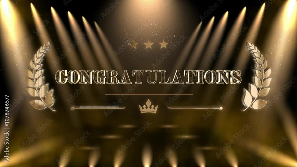 winner award gold stage
