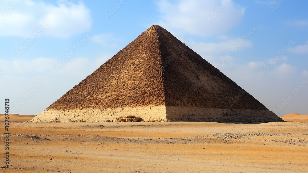 The majestic pyramid stands tall amidst the timeless sands of Egypt, captured during a golden hour of dusty serenity. The majestic pyramid stands tall amidst the timeless sands of Egypt, captured during a golden hour of dusty serenity.